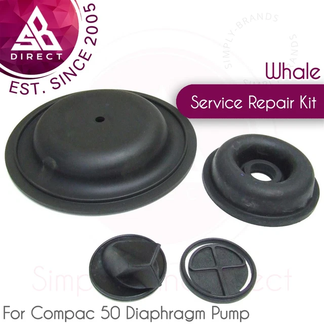 Whale Compact 50 Diaphragme Pompe Service Réparation Kit │ AK8035