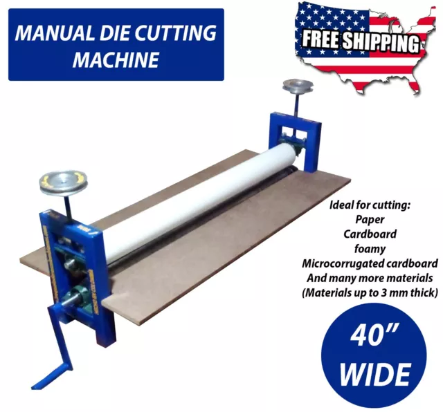 Desktop Die-Cutting Machine 40" wide for paper, cardboard, materials up to 3mm