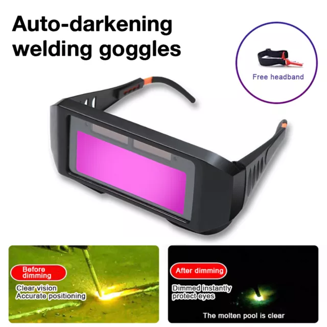 Solar Auto Darkening Welding Glasses Welder Mask Helmet Eyes Goggle For Welding~