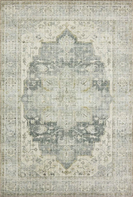 Loloi II Skye Charcoal And Dove 2'-6" x 10'-0" Area Rugs SKYESKY-12CCDV26A0