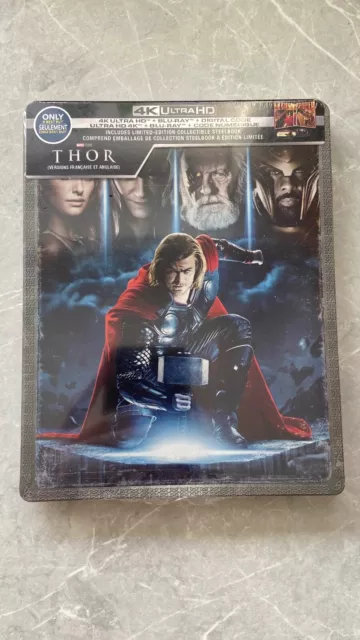 Thor Best Buy Steelbook Marvel Includes Digital Copy 4K Ultra HD Blu-ray 2011