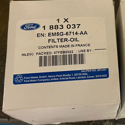 Ford 1883037 применяемость