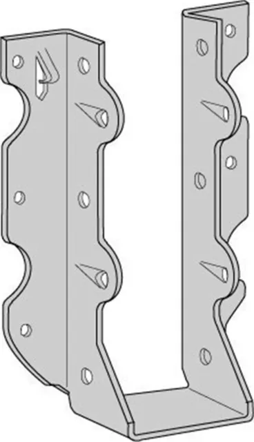 Slant Joist Hanger 2x4in,No JUS24-TZ,  Usp Structural Connector