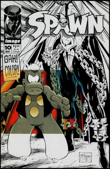 SPAWN #10 MAY 1993 CEREBUS DAVE SIM TODD McFARLANE VIOLATOR IMAGE COMIC BOOK 1