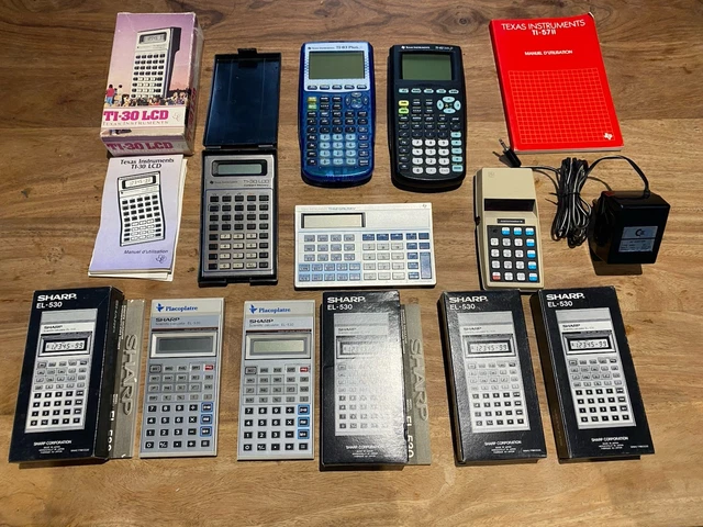 Calculatrices Casiô et une Texas instruments Ti 80 - Texas Instruments
