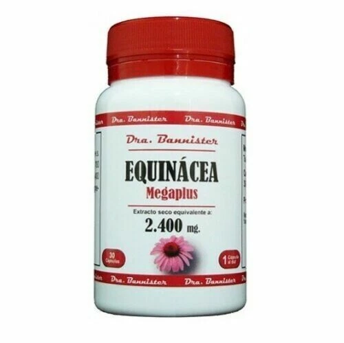 EQUINACEA Dra Bannister. 30cps 2400mg. Resfriados, cicracitante.