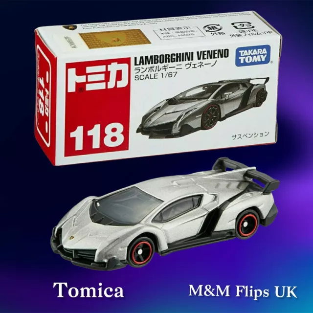 Takara Tomy Tomica No. 118 Lamborghini Veneno Diecast Car