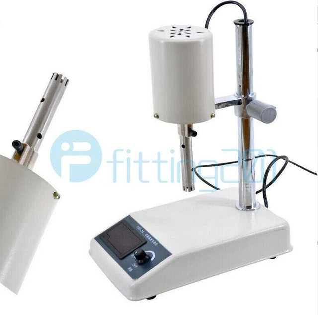 200W Adjustable High Speed Emulsifying Homogenizer Laboratory Dispenser New