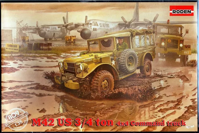 Roden 1/35 US M-42 3/4 ton 4x4 Command truck #0809 #809 📌Listed in USA📌