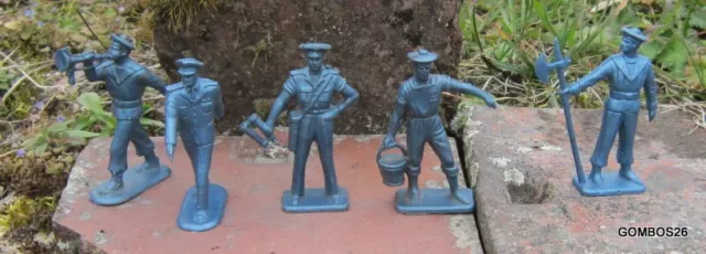 Ancien Jouets De Bazar Starlux / 5 Petits  Soldats Marins