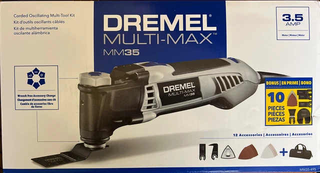 Dremel Multi Max MM35 Corded Oscillating Multi Tool Kit 3.5 Amp New Sealed Dremel Multi Max MM35 Corded Oscillating Multi Tool Kit 3.5 Amp New Sealed