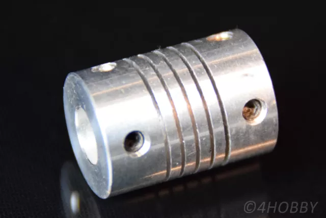 Flexible Wellenkupplung Alu 8 x 8mm Welle Mini Kupplung für Schrittmotor Antrieb