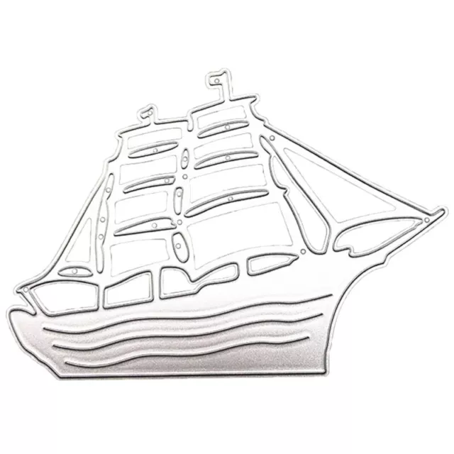 Sailing Ship Cutting Dies Ship Embossing Die Cuts Stencil for Scrapbooking