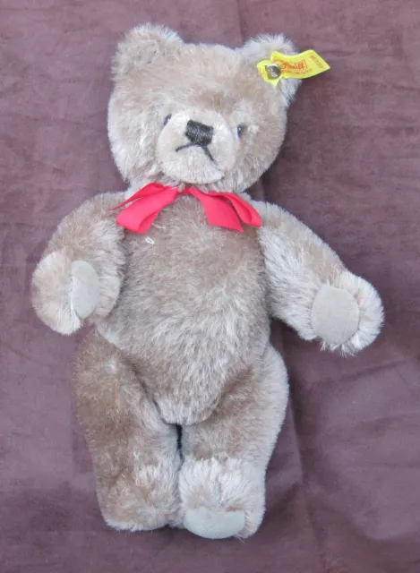 Minty Steiff Original Caramel Teddy Bear, Jointed, 0202/26 1980's