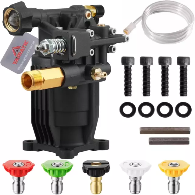 Horizontal Pressure Washer Pump 3/4 Inch Shaft Fits Simpson Homelite Honda Husky