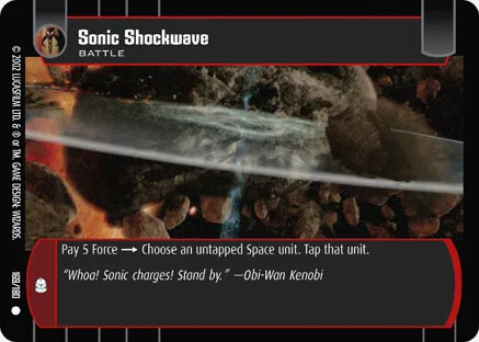 Sonic Shockwave - FOIL - Attack of the Clones - Star Wars TCG