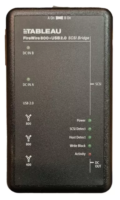 Tableau Firewire 800+Usb 2.0 Scsi Brücke T4 Hochleistungsdatenübertragung Sol.