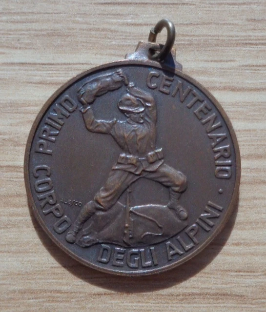 medaglia  1° CENTENARIO CORPO DEGLI ALPINI  1872/1972