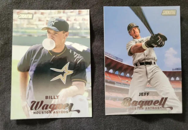 MLB Jeff Bagwell 1B And Billy Wagner P  Houston Topps Stadium Club 2017  cards