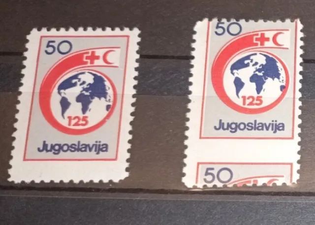 A Collection Of Stamps From Yugoslavia
