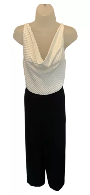 Nuovo con Etichetta Ted Baker Kieva Cappuccio Collo Plissettato Gamba Larga Tuta