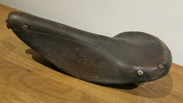 SELLE VÉLO ANCIENNE marque IDEALE modèle 304 Poids Lourds environ 1930