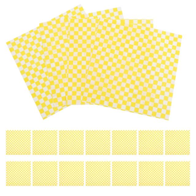 50 Sheets Food Wrapping Greaseproof Liners Sandwich Paper French Fries Food