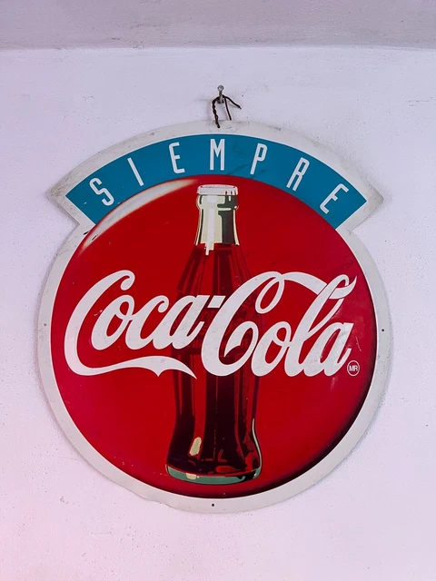 ALWAYS COCA-COLA 看板 Always Coca-Cola Bottle 1990s Style Red Disc Decal