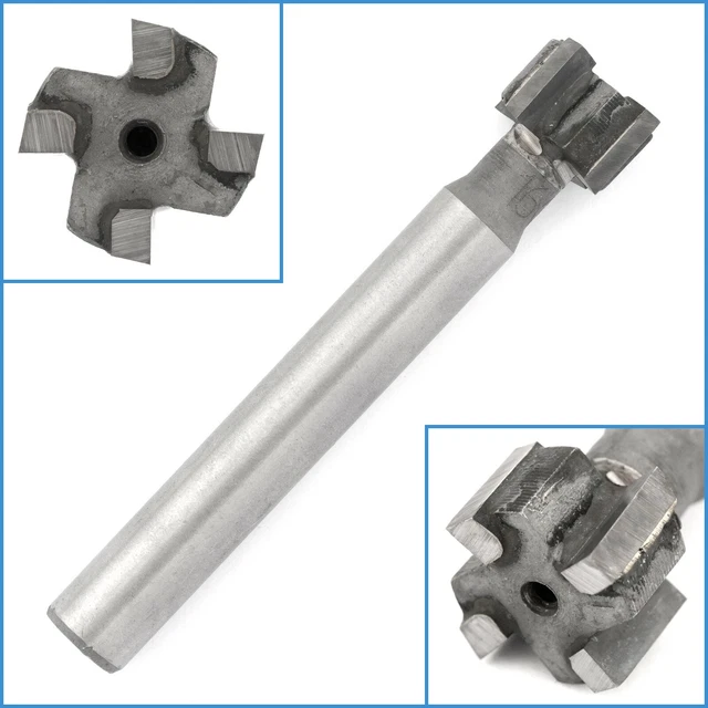 16mm x 10mm Carbide Blade T Slot Cutter End Mill Milling Cutter Tip Tipped Tool