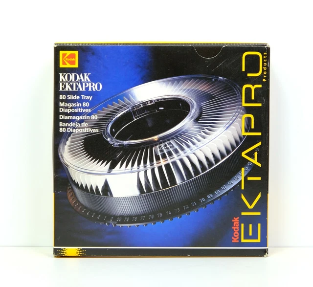Kodak Ektapro 80 Glissement Plateau Rangement Diapos 80 W. Box #42