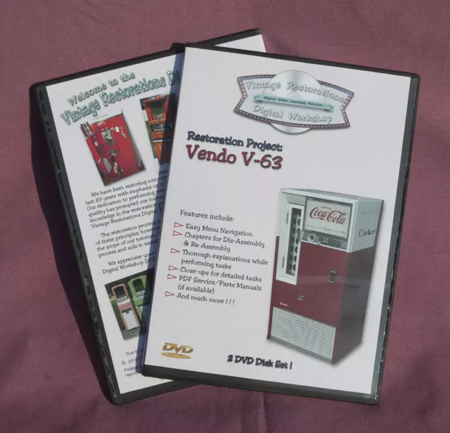 Restoration DVD Tutorial for the Vendo V-63 Soda Pop Machine