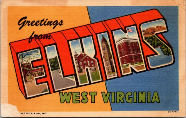Elkins, West Virginia Greetings From, - A29