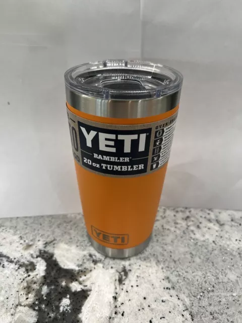 YETI King Crab Orange KCO🦀 20oz Tumbler Cup Limited Edition Color
