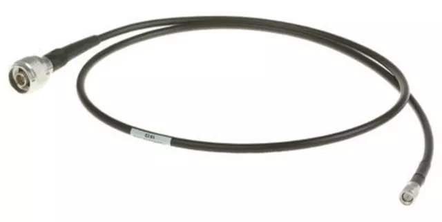 Radiall 50 Î©, Male N to Male SMA Coaxial Cable Assembly, 1m Length, RG223 cable