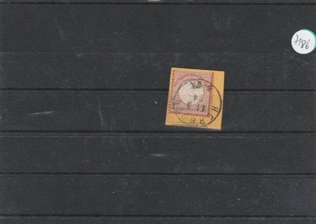 Deutsches Reich  gestempelt  auf Papier   Michel Nr. 21