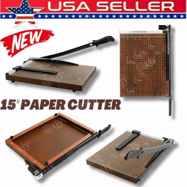 Heavy Duty Paper Cutter,A4 Paper Trimmer Photo Page Guillotine Craft 12 Sheets🌟