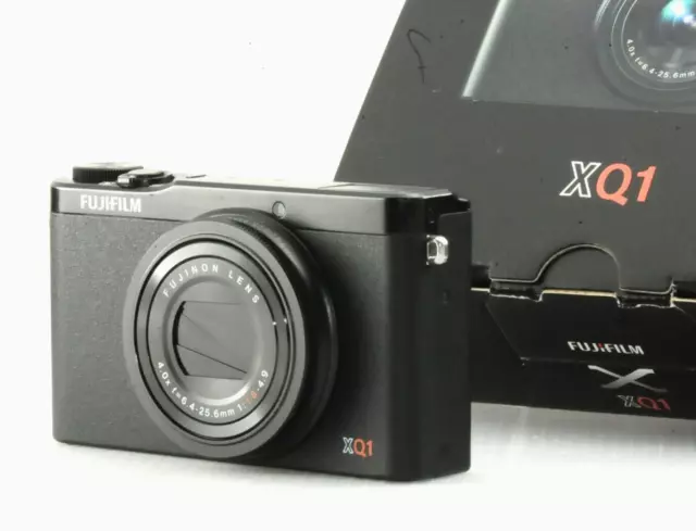 Near MINT in Box Fujifilm X Series XQ1 12.0MP Digital Camera - Black From Japan