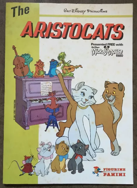 Disney Disney's The Aristocats Sticker Album Book Panini