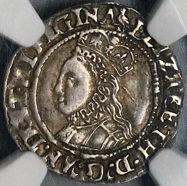 1560 NGC XF 40 Elizabeth I 2 Pence 1/2 Groat Great Britain England (22122102C)