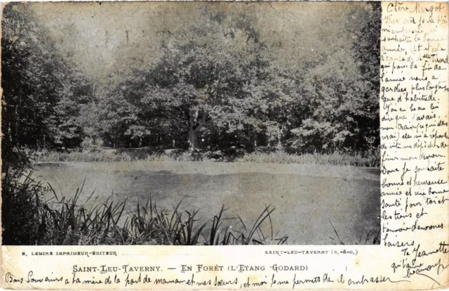 CPA Saint-Leu En Foret, L'etang Godard FRANCE (1330298)