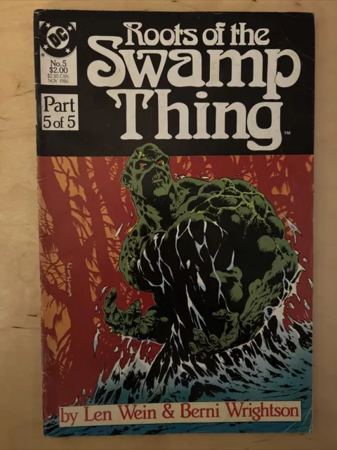 Roots Of The Swamp Thing #5, DC Comics, November 1986, FN