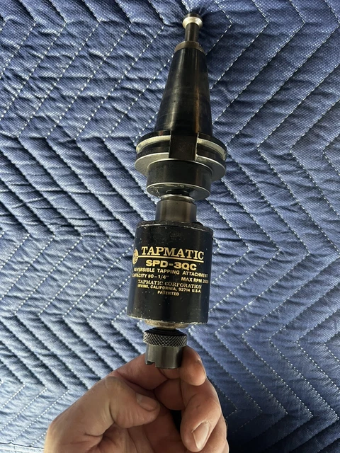 TAPMATIC #0 to 1/4" REVERSIBLE TAPPING HEAD ATTACHMENT w/ cat -40 holder