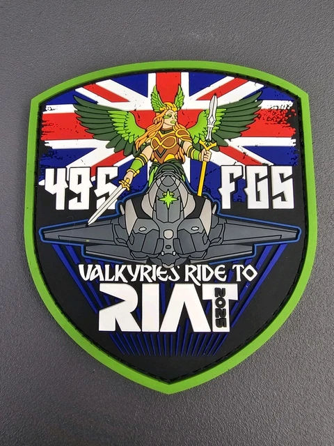F35 495 VALKARIES Fighter Squadron USAF Patch RIAT 2025 £44.99 ...