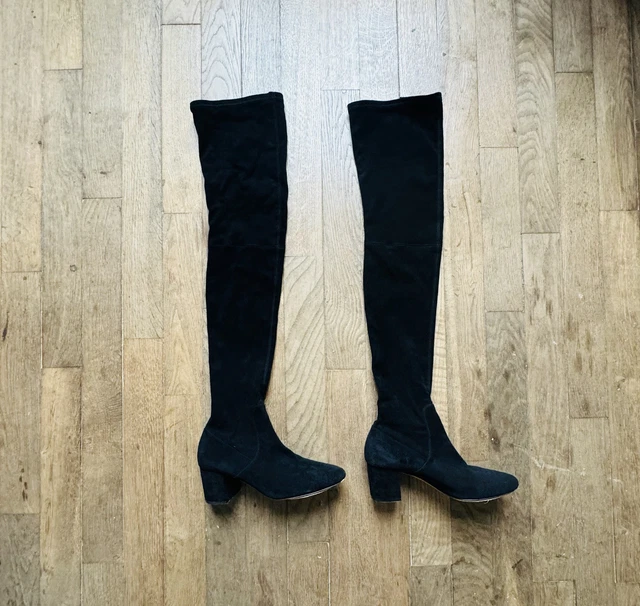 Bottes Cuissardes Noires Irregular Choice Taille 38 - Talon Moyen & Style Unique