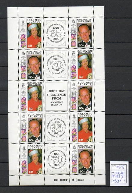Solomon Islands - aus 1985/92** 2 Seiten