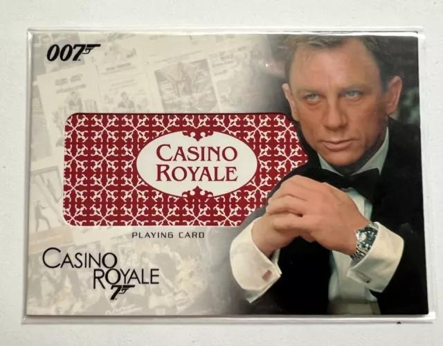 2007 The Complete James Bond 007 Relic Card Casino Royale Playing Card RC17