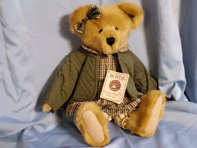 Boyds Bear Bernadette Bearbucks and her Piggy Bank