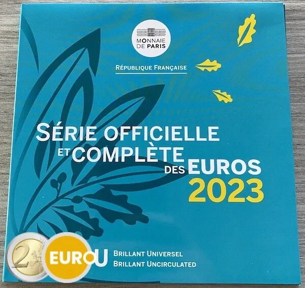 Série euro BU FDC France 2023 1 cent à 2 euros