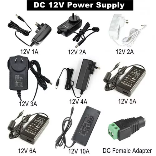 12V 1A 2A 3A 4A 5A 6A 10A Power Supply Transformer Adapter For LED Strip 5.5 2.1