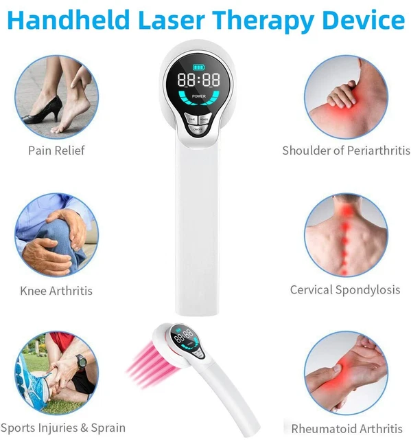 Terapia láser portátil LASTEK mejorada 4x808nm alivio del dolor cistitis artritis EE. UU.
